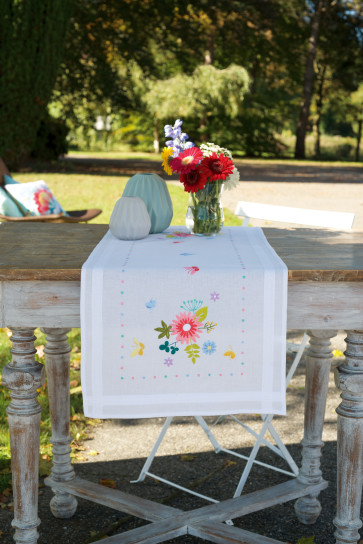 VER Bedruckter Läuferpackung Frühlingsblumen