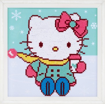 VER Diamond Painting Packung Hello Kitty im Schnee