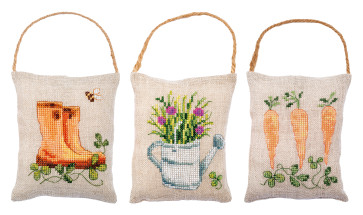 VER Deko-Kissenpackung Garten 3er Set