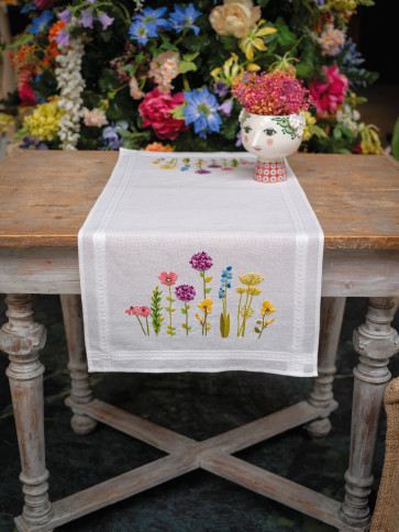 VER Bedruckter Läuferpackung Frühlingsblumen