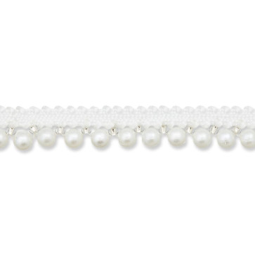 Union Knopf Perlenband 8mm - 9,1m