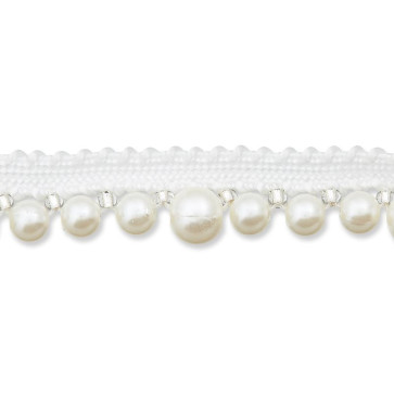 Union Knopf Perlenband 14mm - 9,1m
