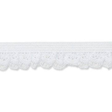 Union Knopf elastische Rüsche 15mm - 20m
