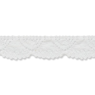 Union Knopf Valencienne Spitze 12mm - 25m