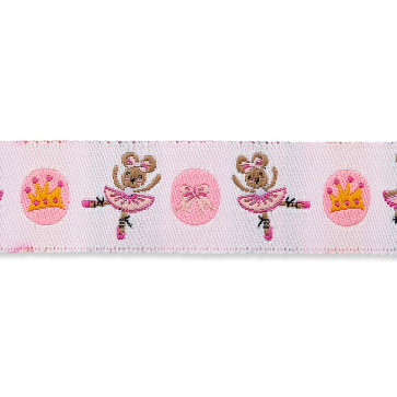 Union Knopf Jacquardborte Ballett 15mm - 15m