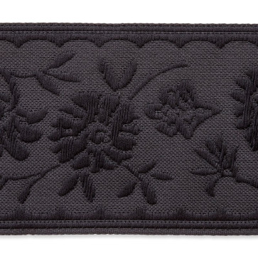 Union Knopf Jacquardborte Blume 50mm - 15m