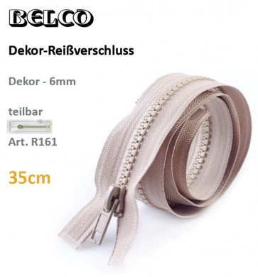 Reißvershl.BELCO Dekor 6mm/sep