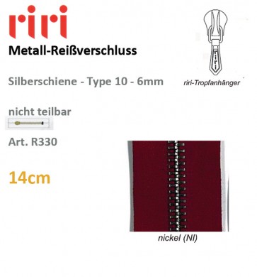 Reißverschl.RIRI-Metall TX/fi#