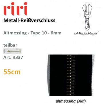Reißversch.RIRI-Met.ameTX/sep