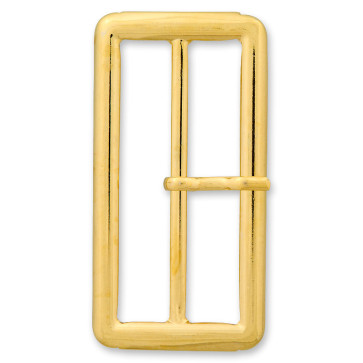 35mm Metallschnalle eckig, gold
