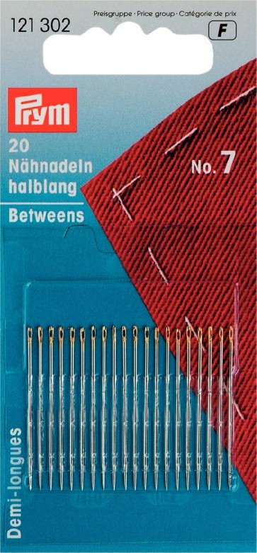 Prym Nähnadeln halblang ST 7 0,70 x 31 mm silberfarbig