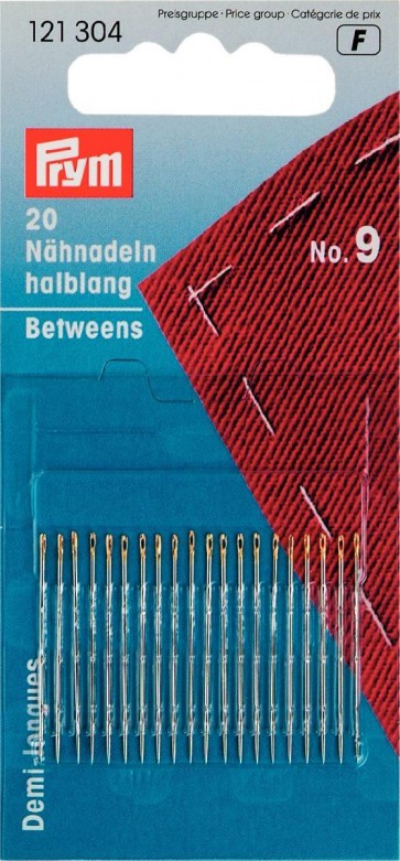 Prym Nähnadeln halblang ST 9 0,60 x 28 mm silberfarbig