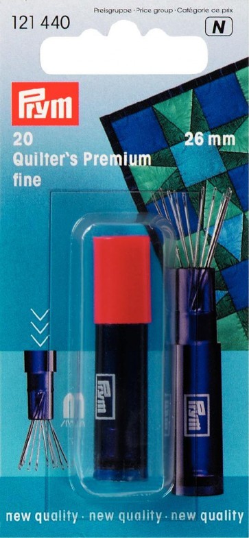 Prym Quilting-Nähnadeln F 26 x 0,60 silberfarbig