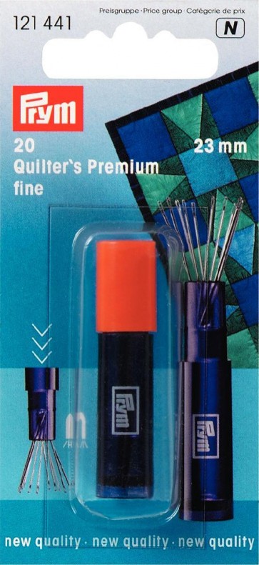Prym Quilting-Nähnadeln F 23 x 0,60 silberfarbig