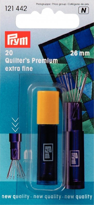 Prym Quilting-Nähnadeln EF 26 x 0,53 silberfarbig
