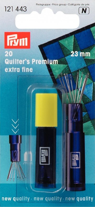 Prym Quilting-Nähnadeln EF 23 x 0,53 silberfarbig