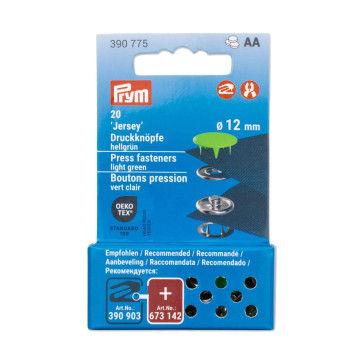 Prym Druckknöpfe Jersey, 12 mm, hellgrün #