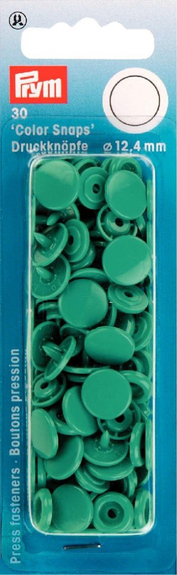 Prym NF Druckkn Color Snaps rund 12,4 mm grün