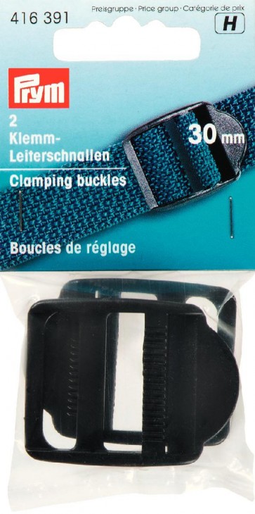 Prym Klemm-Leiterschnallen KST 30 mm schwarz