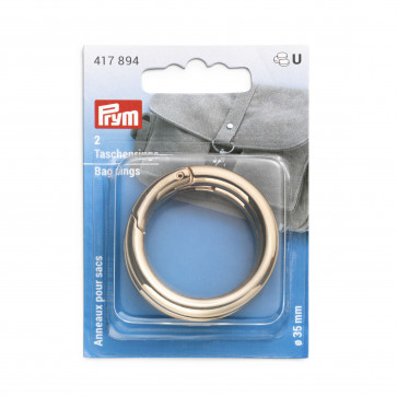 Prym Taschenringe 35 mm new gold