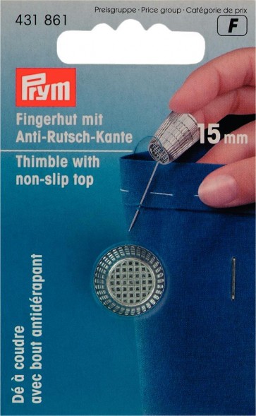 Prym Fingerhut ZDG 15,0 mm silberfarbig