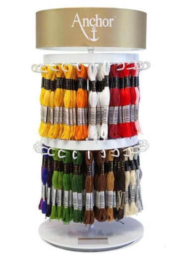ANCHOR Theken-Display Sticktwist (52 Farben gefüllt)