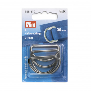 Prym Halbrundringe 30 mm gunmetal