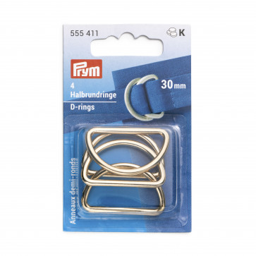 Prym Halbrundringe 30 mm new gold