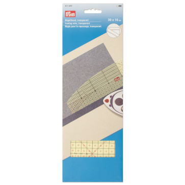 Prym Bügellineal, transparent, 30 x 10 cm #