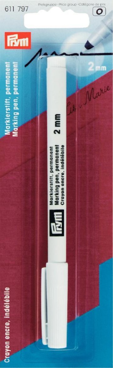 Prym Markierstift permanent 2 mm schwarz