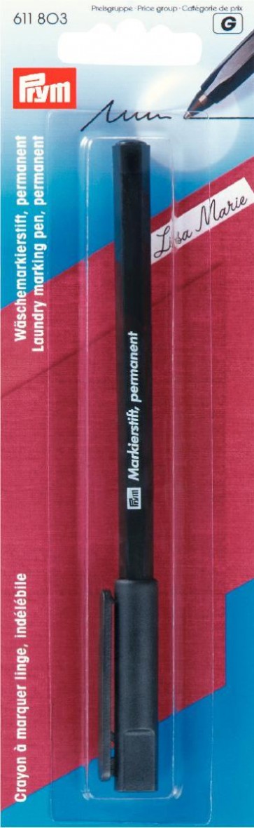 Prym Markierstift permanent schwarz
