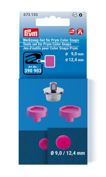 Prym Werkzeug-Set für Color Snaps 9+12,4 mm