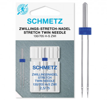 SCHMETZ Stretch-Doppel 130/705 H-S ZWI 2.5 75 1 Ndl.
