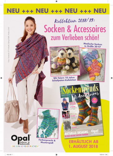 Broschüre OPAL Socken & Accessoires