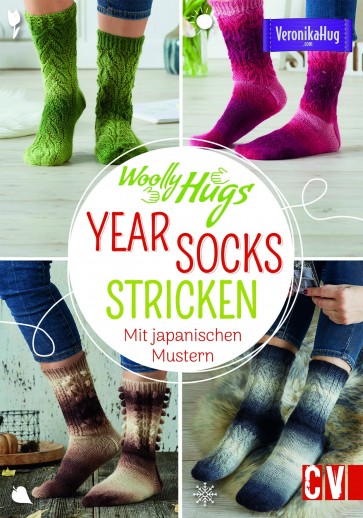 CV Woolly Hugs YEAR-Socks stricken