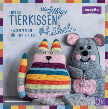 CV Woolly Hugs Lustige Tierkissen häkeln