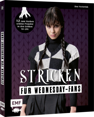 EMF Wednesday –  inoffizielle Strickbuch zur Netflix-Serie