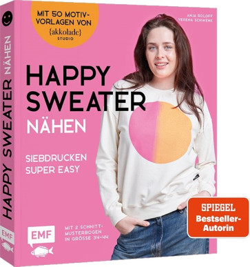 EMF Happy Sweater nähen – Siebdrucken super easy!