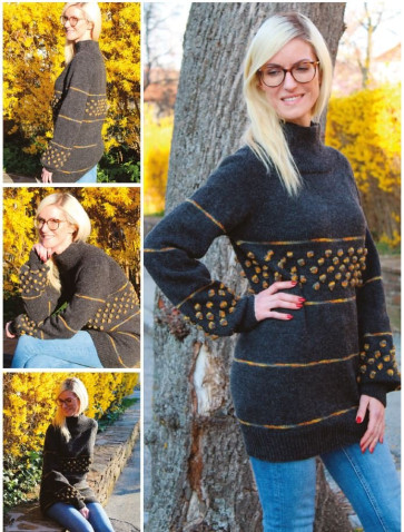 ELISA Anleitung Rumba - Häkelpullover Edinburgh