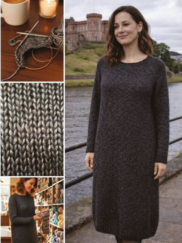 ELISA Anleitung Arioso - Strickkleid Inverness