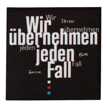 Appl. Die Drei ??? Etikett