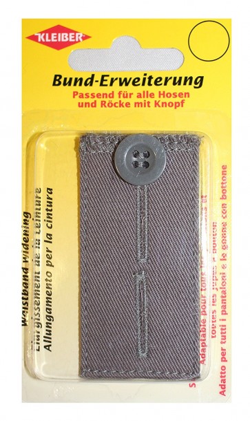 Bunderweiterung KLEIBER m.Kn.,hgrau