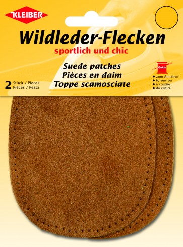 Wildlederfleck oval Standard