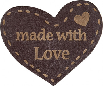 App. HANDY Made with Love, dunkelbraun