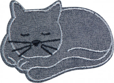 App. HANDY Katze grau schlafend