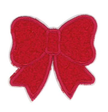 App. HANDY Schleife flauschig rot