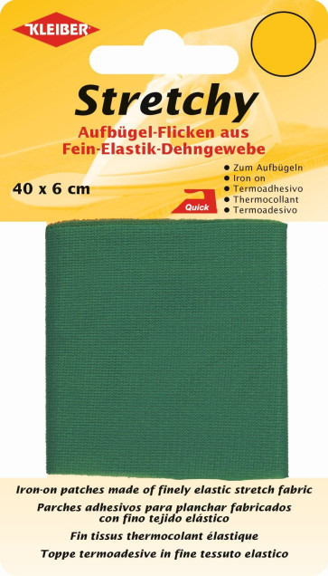 KLEIBER Stretchy-Bügel-Flicken 40cmx6cm/grün