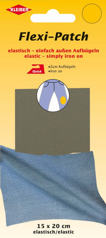KLEIBER Flexi-Patch zum außen Aufbügeln 15x20cm/beige