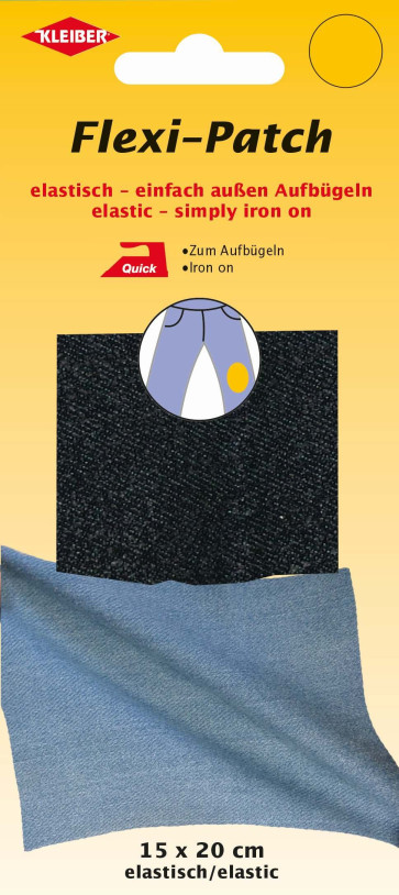 KLEIBER Flexi-Patch z. außen Aufbügeln 15x20cm/jeansdklblau