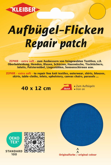 KLEIBER Zephir-Grosspackung 40cmx12cm/mittelblau